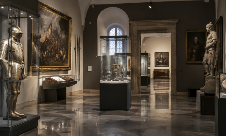 Neutralna ilustracja: muzeum i historia.