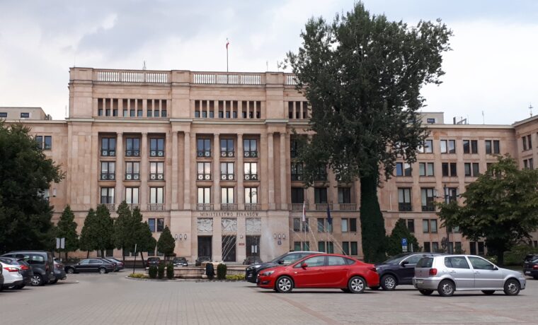 Budynek Ministerstwa Finansów w Warszawie.