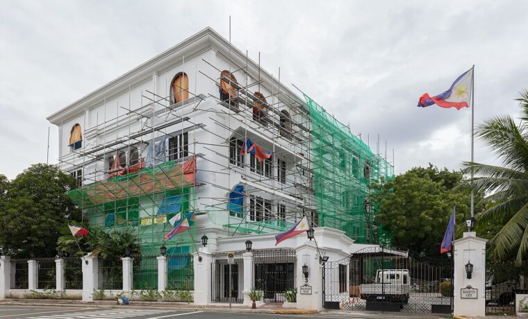 Pałac Malacañang w Manili, siedziba prezydenta Filipin, fotografia z 2023 roku